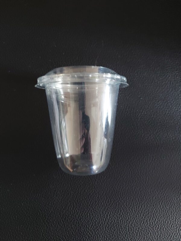 Plastový kelímek na dezert rPET 200 ml, průměr 76 mm, transparentní - Image 6